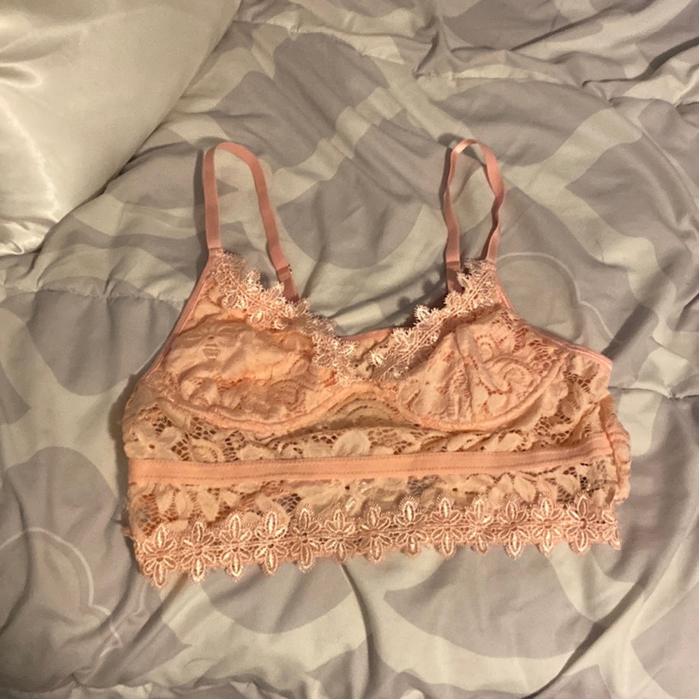 Bright Pink Lace Cami Top